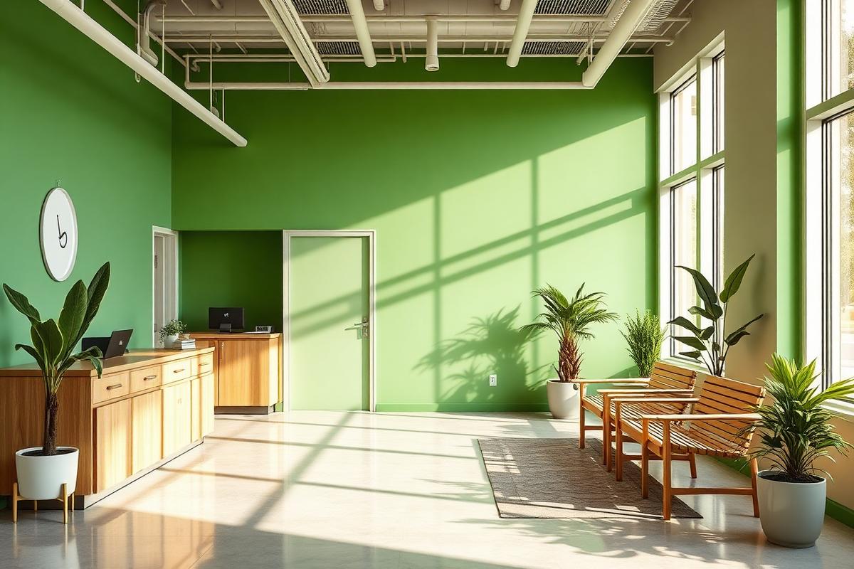 Clinic reception and waiting area